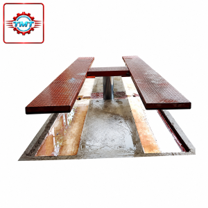 Cầu nâng 1 trụ lắp âm nền