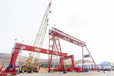 A6_ Máy móc sẵn sàng cho lễ khởi công tuyến đường sắt tốc độ cao Hà Nội - Quảng Ninh..jpg