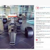 Liệu Mclaren đã để lộ mẫu xe mới trên Instagram?