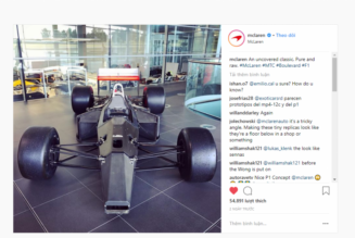 Liệu Mclaren đã để lộ mẫu xe mới trên Instagram?