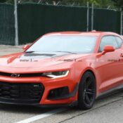 Camaro ZL1 2019 bị bắt gặp khi đang thử nghiệm trên đường