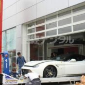 51 chiếc Ferrari bị thiệt hại khi bão Jebi đổ bộ Nhật Bản