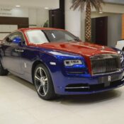 Rolls-Royce Wraith với phối màu “Superman” tại Abu Dhabi