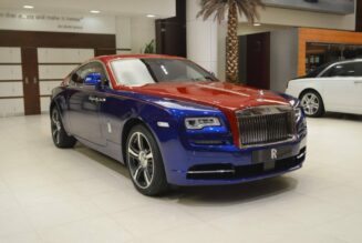 Rolls-Royce Wraith với phối màu “Superman” tại Abu Dhabi