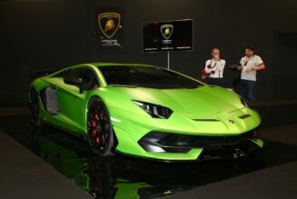 Cận cảnh gian trưng bày của Lamborghini tại Paris Motorshow