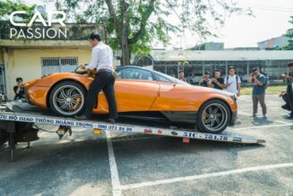 Pagani Huayra của đại gia Nhật Minh đi đăng kiểm lần thứ 3