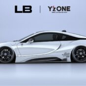 Liberty Walk công bố bản độ thân rộng cho siêu xe xanh BMW i8