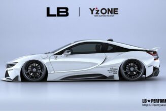 Liberty Walk công bố bản độ thân rộng cho siêu xe xanh BMW i8