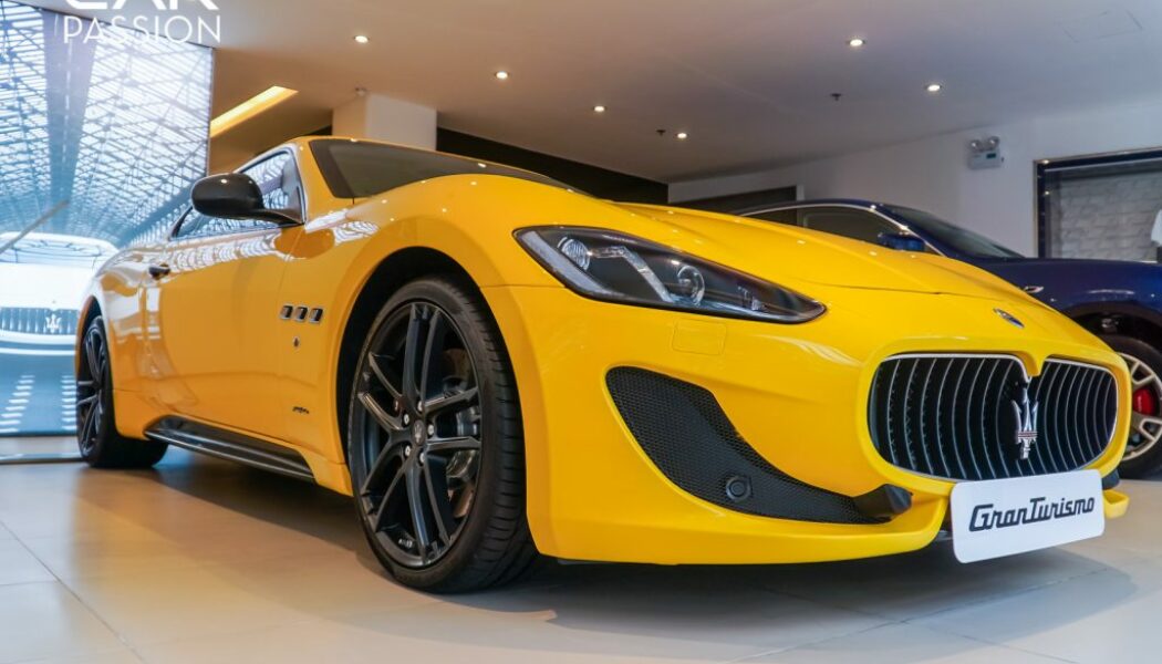 Chi tiết Maserati GranTurismo MC Sport Line màu vàng độc nhất Việt Nam