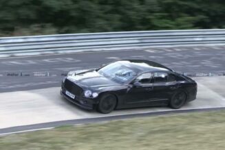 Bắt gặp Bentley Flying Spur 2019 chạy thử nghiệm tại Nurburgring