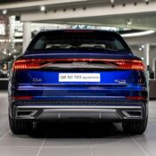 Audi Q8 với ngoại thất màu xanh sở hữu khoang nội thất bespoke