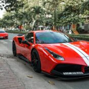 Ferrari 488 GTB thay áo phong cách 488 Pista tại Sài Gòn