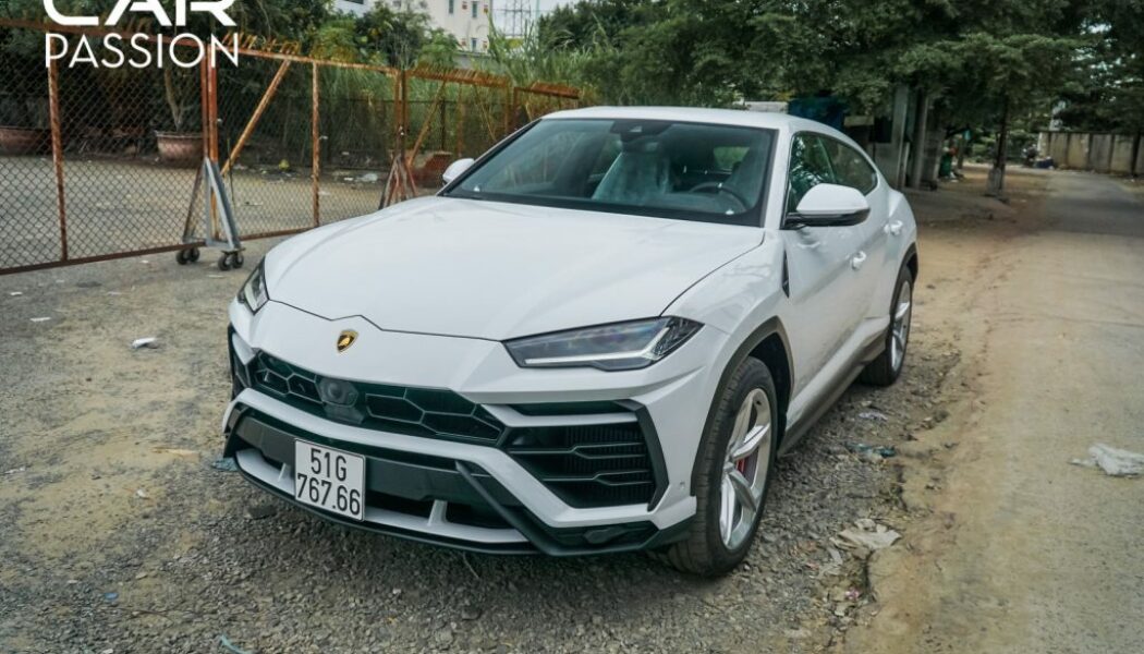 Ảnh chi tiết Lamborghini Urus vừa ra biển số của doanh nhân Nhật Minh