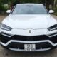 Siêu SUV Lamborghini Urus màu trắng của doanh nhân Nhật Minh ra biển số
