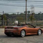 Ferrari F430 Spider với màu ngoại thất nâu “chocolate” được đưa lên sàn đấu giá