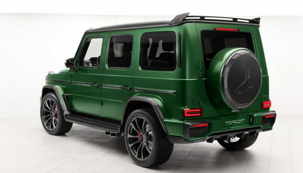 Mercedes G-Class 2019 trở nên hầm hố hơn với gói nâng cấp bằng sợi carbon