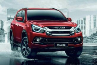 Isuzu mu-X Onyx Design bản thể thao có giá từ 1,036 tỷ đồng