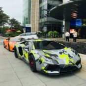 Bắt gặp Lamborghini Aventador độ Vorsteiner đến Đà Nẵng chơi Tết