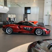 Cận cảnh McLaren Senna màu đỏ độc đáo