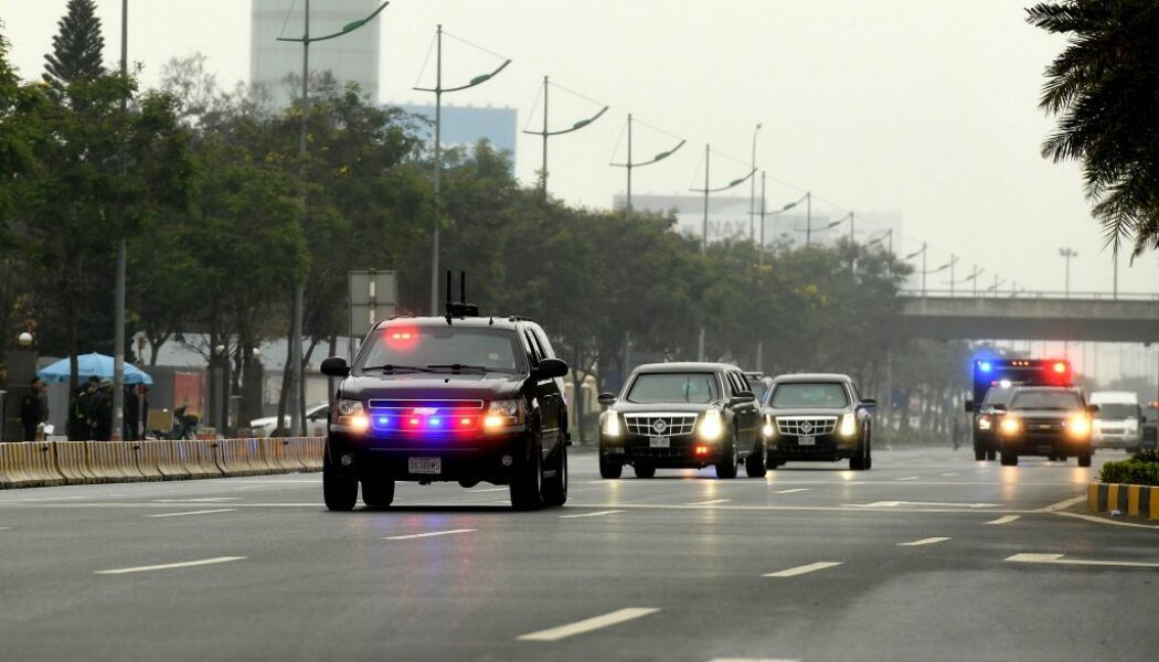 Cadillac One ‘The Beast’ của Tổng thống Donald Trump đến Hà Nội
