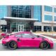 Một trong hai chiếc Porsche 911 GT2 RS mang màu sơn Ruby Star độc đáo