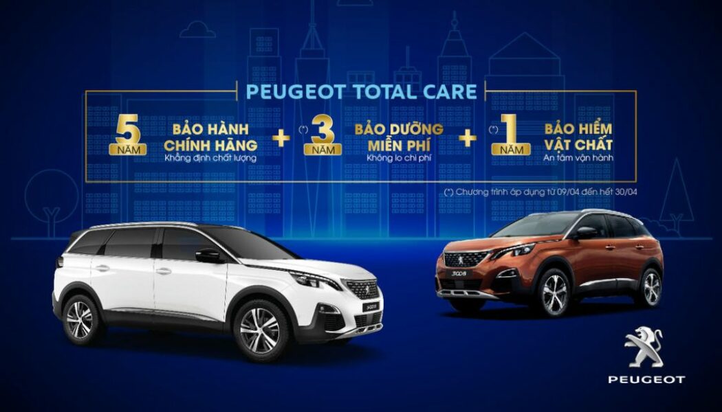 Peugeot dành ưu đãi lớn cho khách hàng Việt Nam trong tháng 4/2019