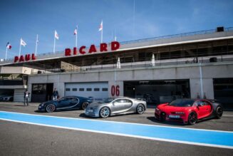 Bugatti mang Chiron Sport đến thử nghiệm tại trường đua Paul Ricard