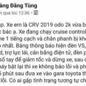 Tìm hiểu sự cố “lỗi phanh” khi dùng cruise control trên Honda CR-V 2019 tại Việt Nam