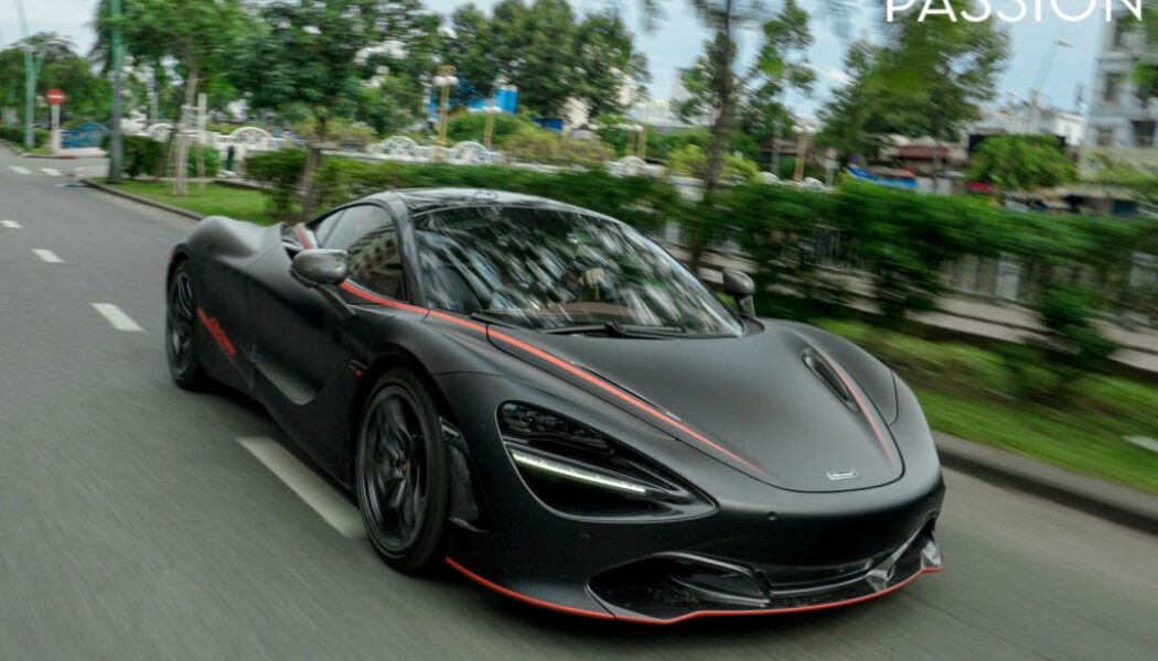 Mclaren 720S đầu tiên về Việt Nam tái xuất với màu áo đen mờ hầm hố