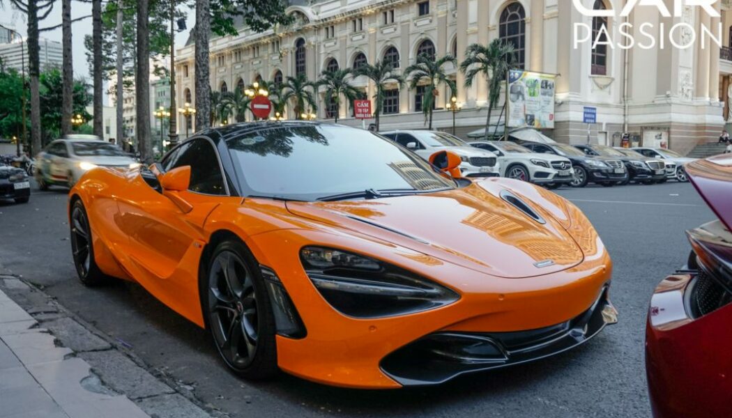 Khám phá McLaren 720S màu cam của doanh nhân Quốc Cường