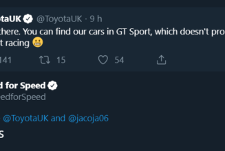 Lý do phía sau việc Toyota không có mặt trong tựa game Need For Speed mới