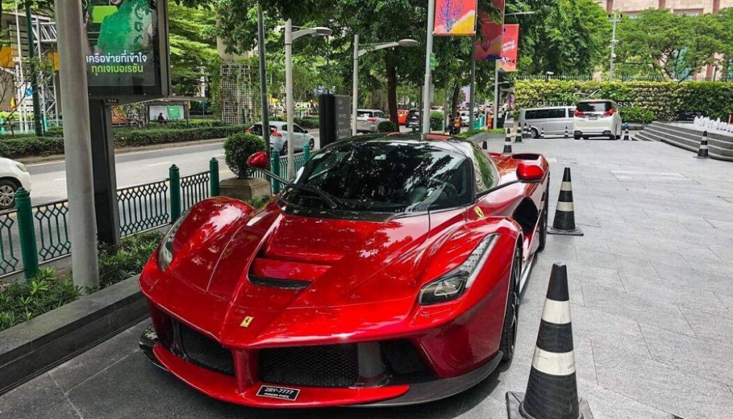 Ferrari LaFerrari của đại gia Campuchia bất ngờ xuất hiện tại Băng Cốc