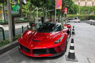 Ferrari LaFerrari của đại gia Campuchia bất ngờ xuất hiện tại Băng Cốc