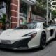 McLaren 650s Spider màu trắng tái xuất đường phố Sài Gòn