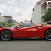 Chi tiết Ferrari 488 Spider của doanh nhân Nguyễn Quốc Cường