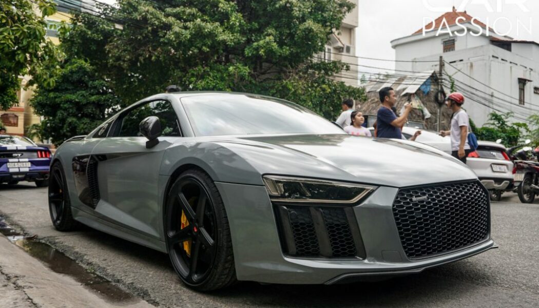 Bắt gặp Audi R8 V10 Plus trong bộ áo mới