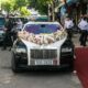 Rolls-Royce Ghost của doanh nhân Phạm Trần Nhật Minh làm xe hoa tại đám cưới con gái