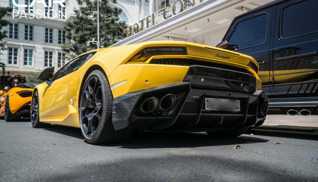 Lamborghini Huracan LP610-4 màu vàng độc nhất tái xuất đường phố Sài Gòn