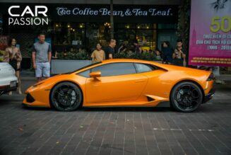 Lamborghini Huracan với gói độ Vorsteiner Verona Edizione nổi bật trên phố