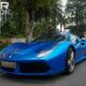 Bắt gặp Ferrari 488 Spider với lớp sơn Blu Corsa ấn tượng tại Sài Gòn