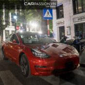 Bắt gặp Tesla Model 3 dạo phố Hà Nội