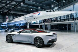 Aston Martin kỷ niệm sinh nhật thứ 50 của siêu máy bay Concorde