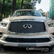 Ấn tượng trước vẻ ngoài của “khủng long” Infiniti QX80 trên đường phố Việt Nam