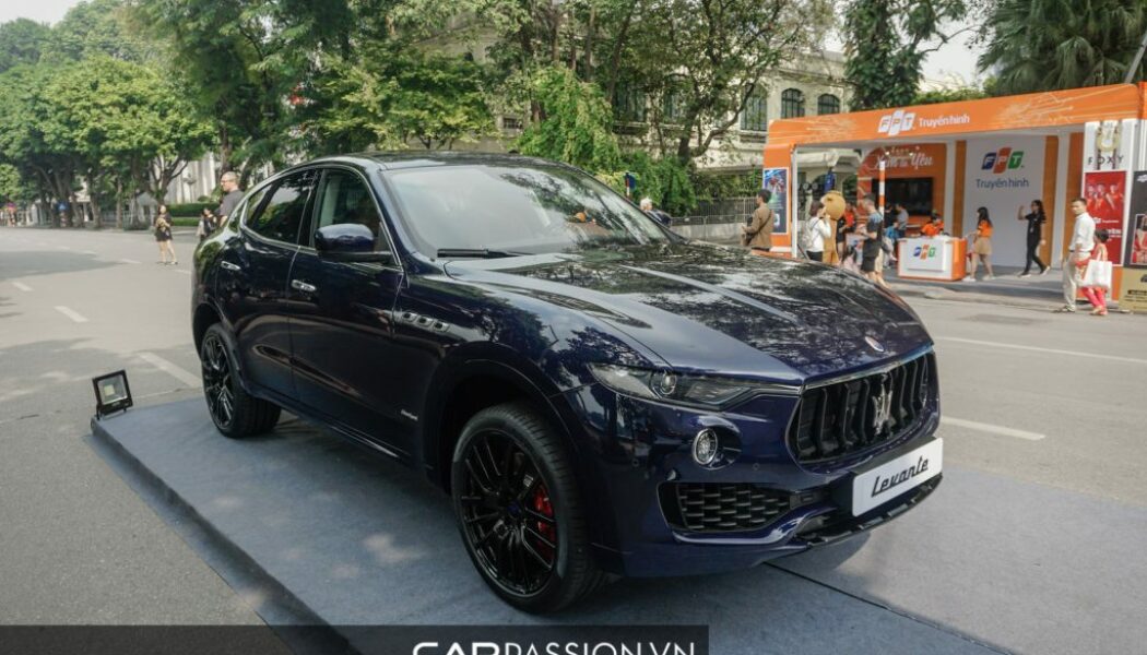 Ngắm nhìn vẻ đẹp của SUV Maserati Levante S GranSport tại sự kiện Piazza Italia