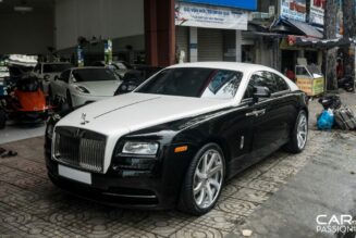 Ngắm nhìn vẻ đẹp của xe siêu sang Rolls-Royce Wraith cùng bộ mâm hàng hiệu Forgiato