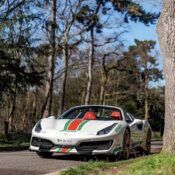 Ferrari 488 Pista Spider Alitalia – Màu áo huyền hoại của Lancia Stratos trở lại