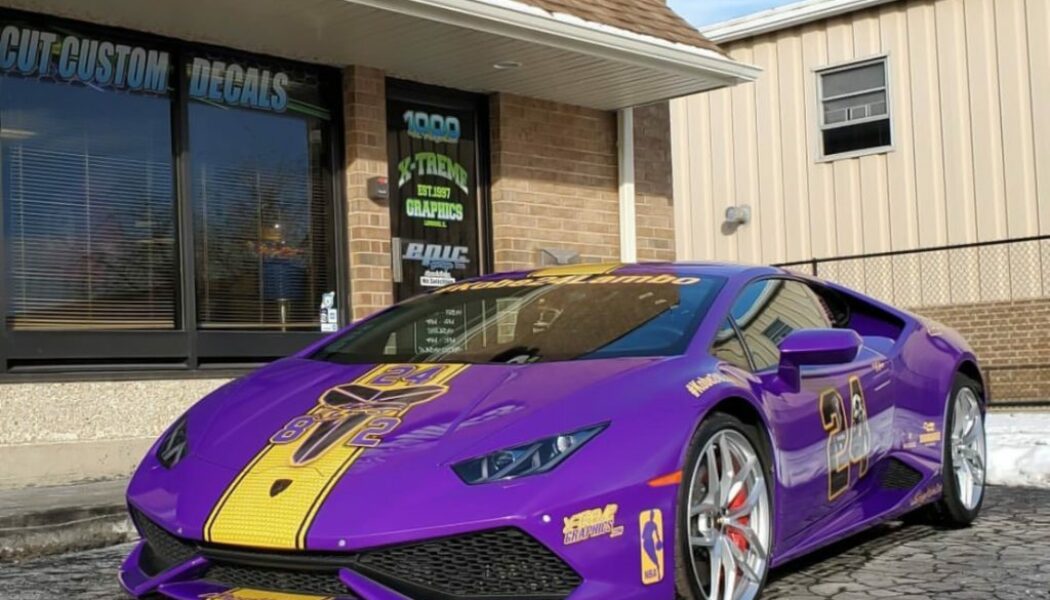 Cận cảnh Lamborghini Huracan trong bộ áo tưởng niệm tượng đài bóng rổ quá cố – Kobe Bryant