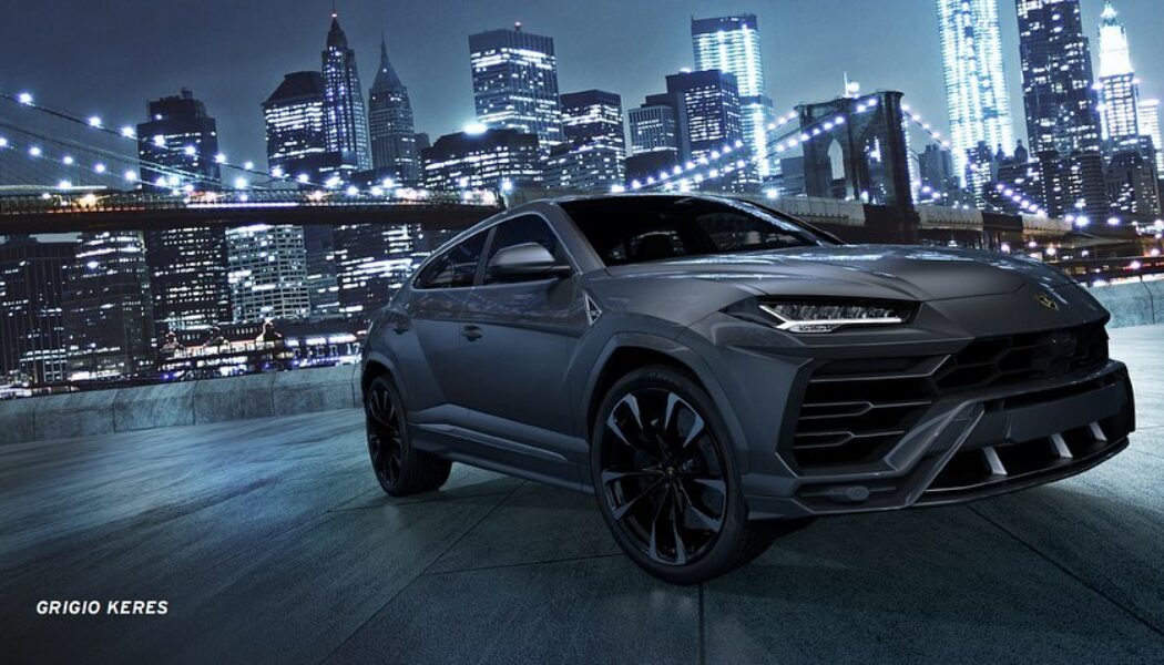 Lamborghini Urus lần đầu xuất hiện với ngoại thất cam đẹp mắt