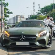 Mercedes-AMG GT S Edition 1 đầu tiên về Việt Nam tái xuất trong bộ áo xanh quân đội