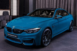 Ngắm nhìn hàng hiếm BMW M4 Heritage Edition với màu sơn Laguna Seca Blue